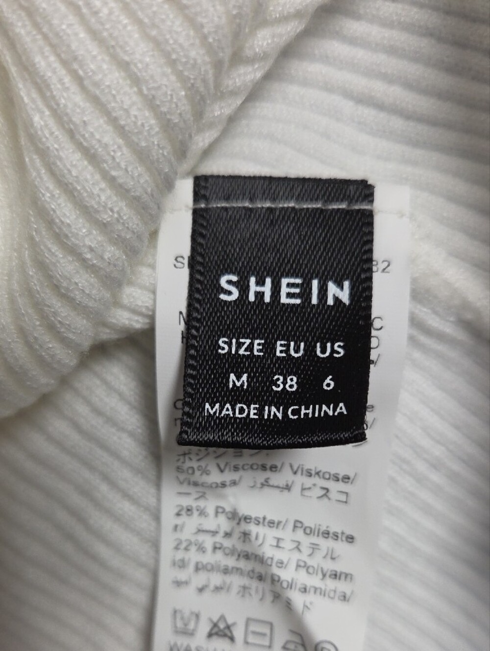 SHEIN Ribbed Mock Neck Sweater - Picture 5 of 6